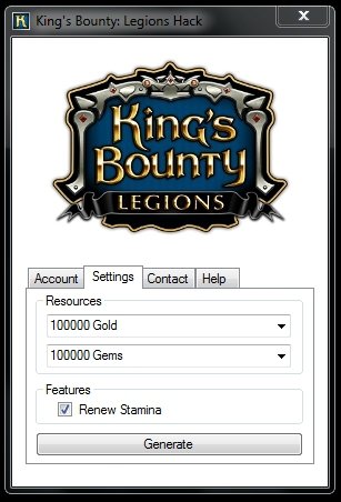 Чит на King's Bounty: Legions