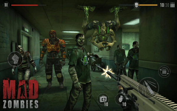 Взлом MAD ZOMBIES : Offline Zombie Games бессмертие персонажа